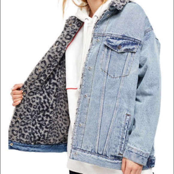 Free People Wild Ones Denim Trucker Jacket